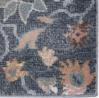 Jaipur Living Abrielle Feyre ABL07 Dark Blue/Tan Area Rug by Vibe Corner Close Up Image