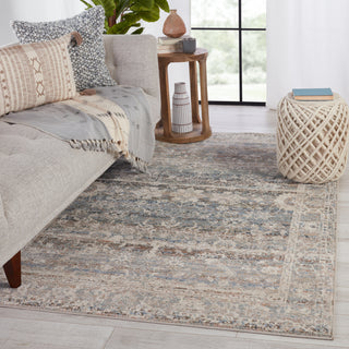 Jaipur Living Abrielle Rosella ABL16 Light Gray/Light Blue Area Rug by Vibe