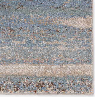 Jaipur Living Abrielle Devlin ABL17 Blue/Tan Area Rug by Vibe Corner Close Up Image