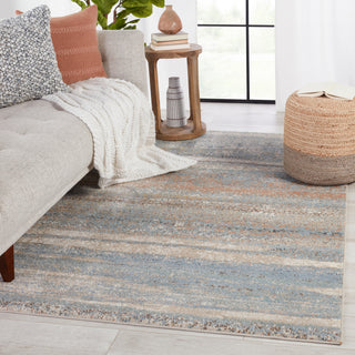 Jaipur Living Abrielle Devlin ABL17 Blue/Tan Area Rug by Vibe Room Scene Image