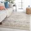 Jaipur Living Abrielle Zoelle ABL18 Gray/Light Blue Area Rug by Vibe