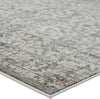 Jaipur Living Acadia Elvira ACD08 Gray/Cream Area Rug Corner Image