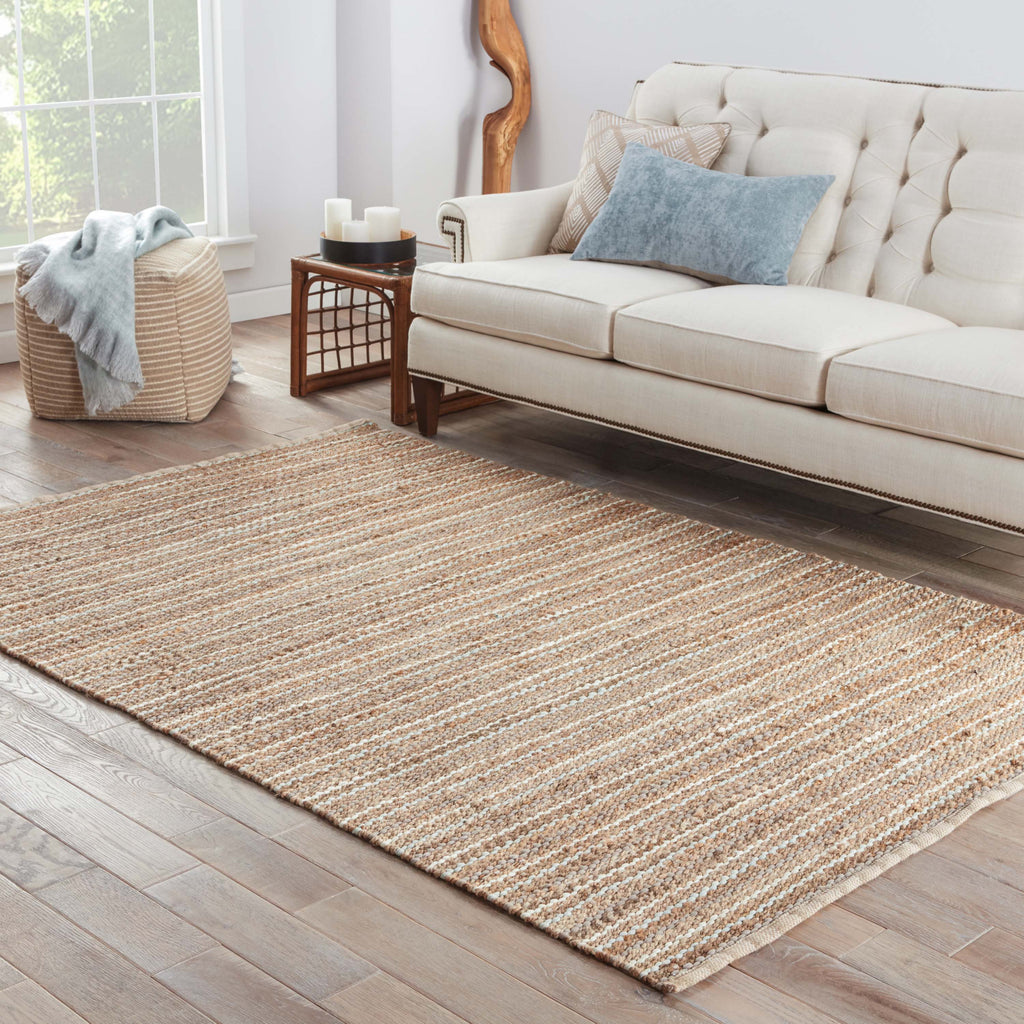 Jaipur Living Andes Cornwall AD03 Beige/Blue Area Rug Lifestyle Image Feature