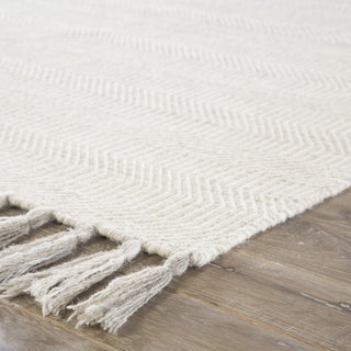 Jaipur Living Adair Flats ADA01 Ivory/Taupe Area Rug - Corner