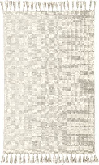 Jaipur Living Adair Flats ADA01 Ivory/Taupe Area Rug - Top Down