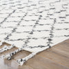 Jaipur Living Adair Riot ADA02 Ivory/Black Area Rug - Corner