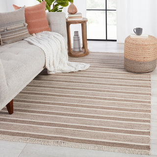 Jaipur Living Adobe Kahlo Taupe/Cream Area Rug by Vibe