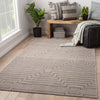 Jaipur Living Aeryn Lara AER01 Light Gray Area Rug Lifestyle Image Feature