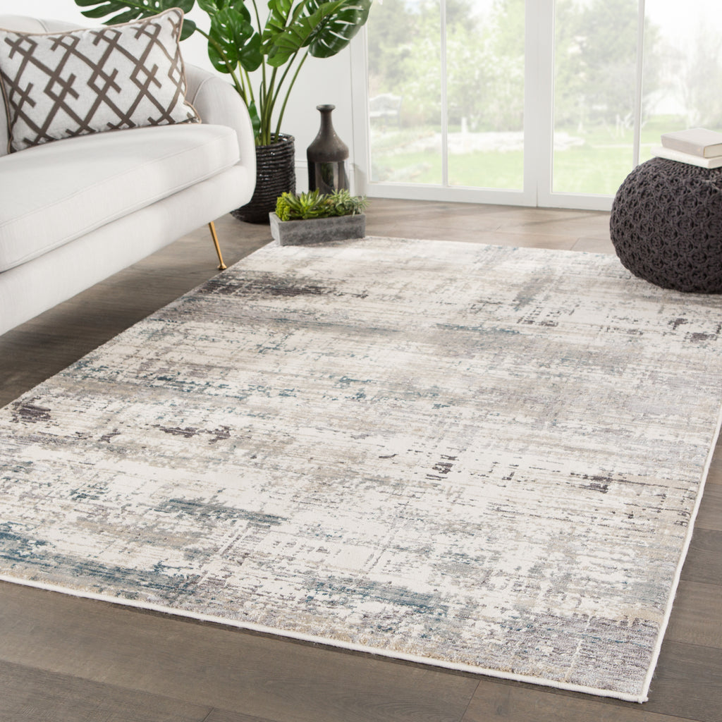 Jaipur Living Aireloom Colario AIR03 Ivory/Gray Area Rug Lifestyle Image Feature