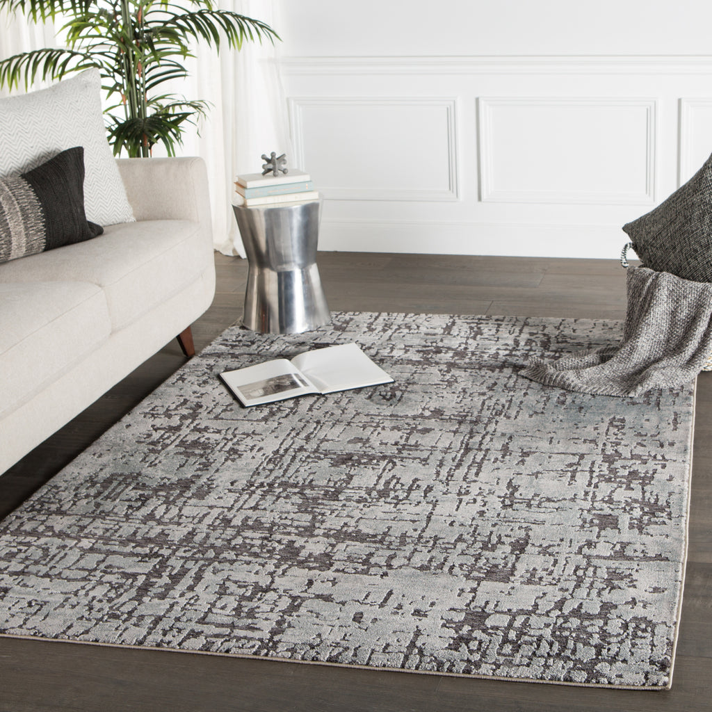 Jaipur Living Aireloom Dendera AIR04 Gray/Ivory Area Rug Lifestyle Image Feature