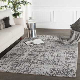 Jaipur Living Aireloom Dendera AIR04 Gray/Ivory Area Rug Lifestyle Image Feature