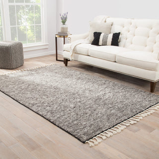 Jaipur Living Alpine ALP01 Gray/White Area Rug Lifestyle Image Feature