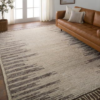 Jaipur Living Alpine Patra ALP05 Cream/Taupe Area Rug Lifestyle Image Feature