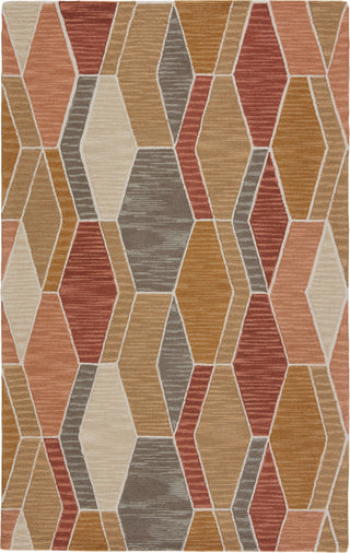 Jaipur Living Amado Sade AMA01 Orange/Gold Area Rug - Top Down