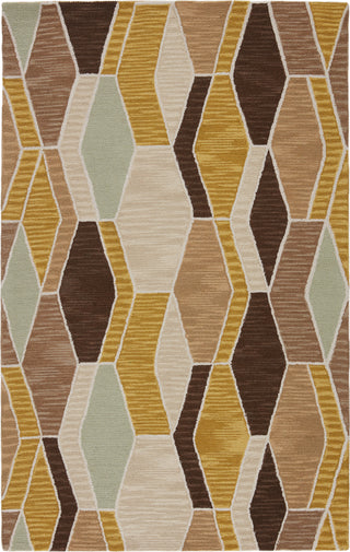 Jaipur Living Amado Sade AMA02 Brown/Gold Area Rug - Top Down