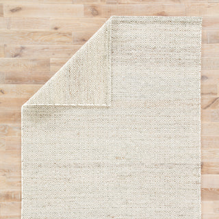 Jaipur Living Naturals Ambary Wales AMB02 Tan/White Area Rug Folded Backing Image