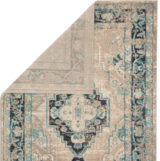 Jaipur Living Amuze Lays AMZ08 Turquoise/Taupe Area Rug