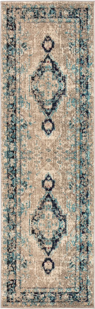 Jaipur Living Amuze Lays AMZ08 Turquoise/Taupe Area Rug