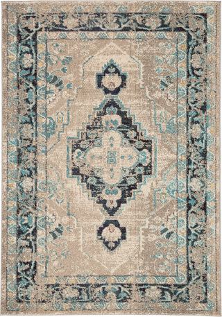 Jaipur Living Amuze Lays AMZ08 Turquoise/Taupe Area Rug