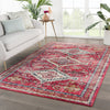 Jaipur Living Amuze Sheba AMZ14 Pink/Gold Area Rug Lifestyle Image Feature