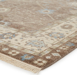 Jaipur Living Anise Princeton ANS01 Tan/Light Blue Area Rug - Corner