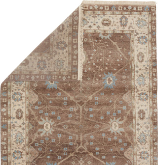 Jaipur Living Anise Princeton ANS01 Tan/Light Blue Area Rug - folded Corner