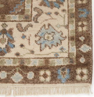 Jaipur Living Anise Princeton ANS01 Tan/Light Blue Area Rug - Close Up