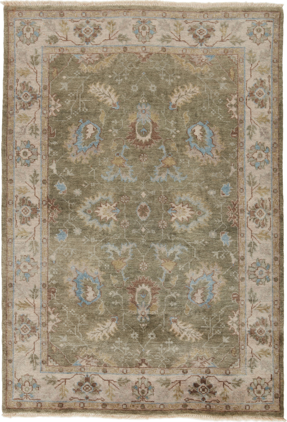 Jaipur Living Anise Geneva ANS04 Green/Ivory Area Rug