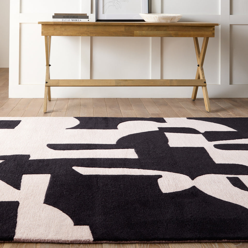 Jaipur Living Anthem Noverre ANT01 Black/Cream Area Rug main image