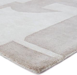 Jaipur Living Anthem Noverre ANT02 Taupe/Cream Area Rug Corner Image