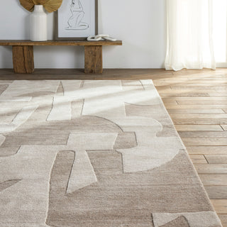 Jaipur Living Anthem Noverre ANT02 Taupe/Cream Area Rug Main Image