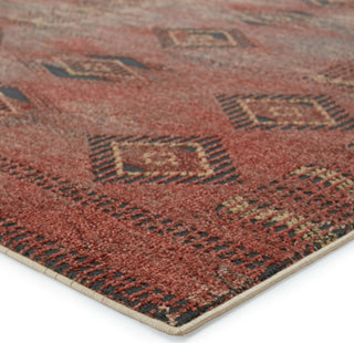 Jaipur Living Artigas Abrego ARG02 Red/Gray Area Rug by Vibe - Corner