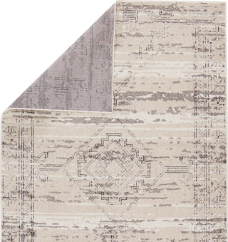 Jaipur Living Artigas Devario ARG03 Gray/Ivory Area Rug by Vibe - Folded Corner