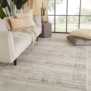 Jaipur Living Artigas Devario ARG03 Gray/Ivory Area Rug by Vibe Lifestyle Image Feature