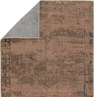 Jaipur Living Artigas Esposito ARG04 Light Brown/Gray Area Rug by Vibe - Folded Corner