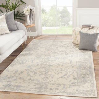 Jaipur Living Aerial Bethel ARL01 Ivory/Gray Area Rug Lifestyle Image Feature