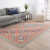 Jaipur Living Anatolia Ottoman AT01 Red/Blue Area Rug Lifestyle Image Feature