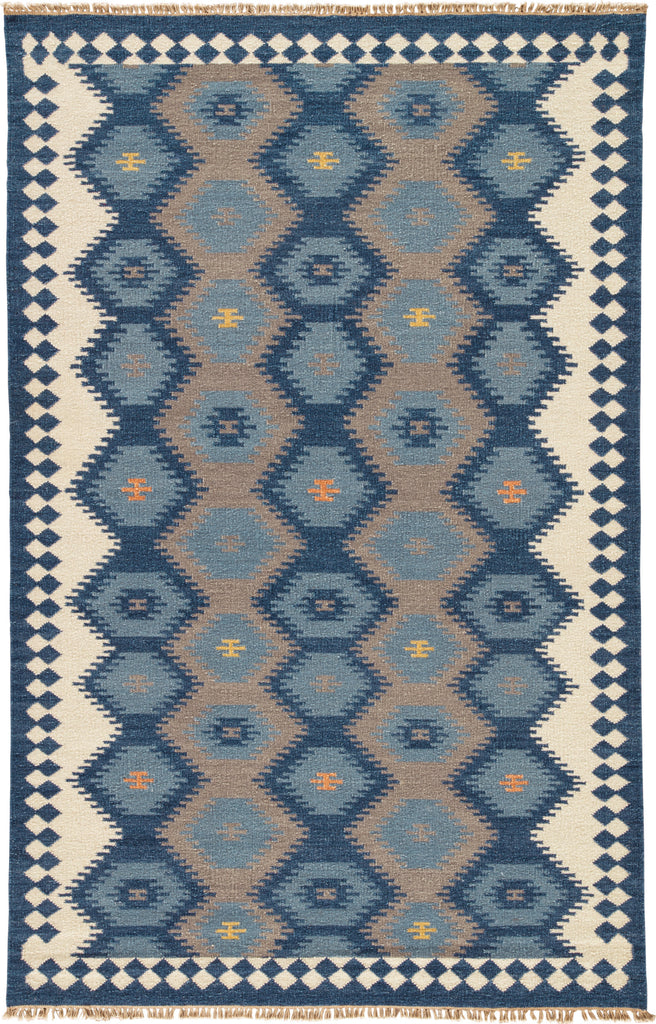 Jaipur Living Anatolia Zebulon AT10 Navy/Gray Area Rug - Top Down