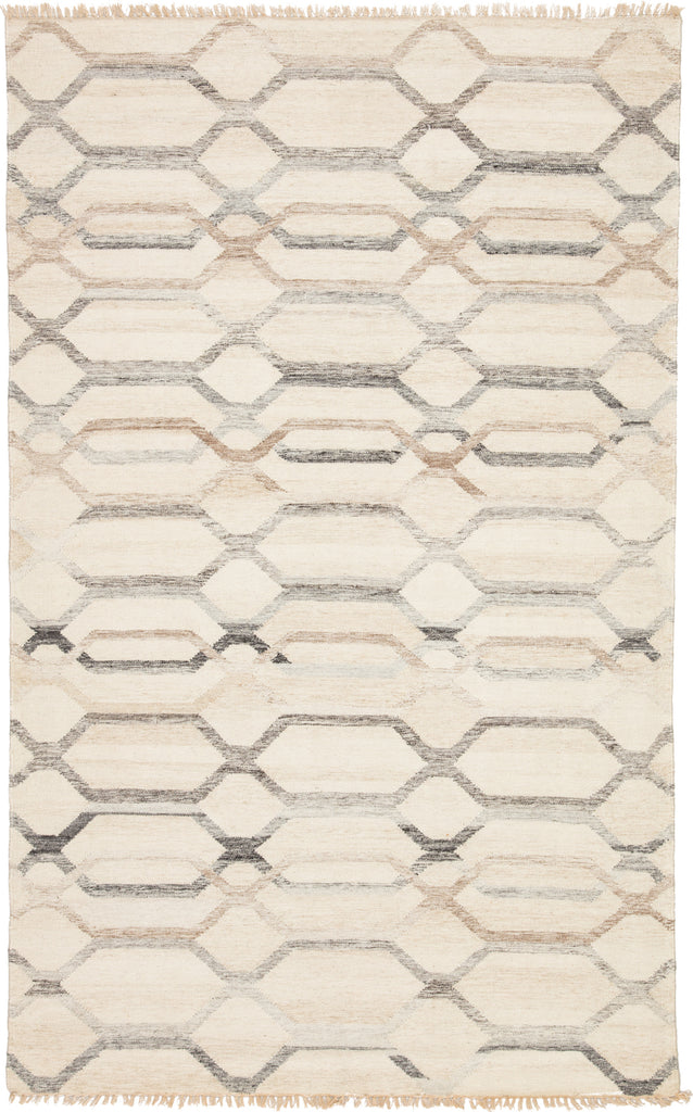 Jaipur Living Anatolia Laveer AT17 Ivory/Light Gray Area Rug - Top Down