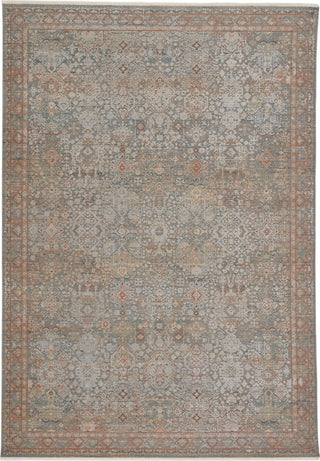 Jaipur Living Astaria Hartlin ATA01 Blue/Orange Area Rug - Top Down