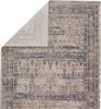 Jaipur Living Athenian Tristdan ATH01 Tan/Blue Area Rug by Vibe Backing Image