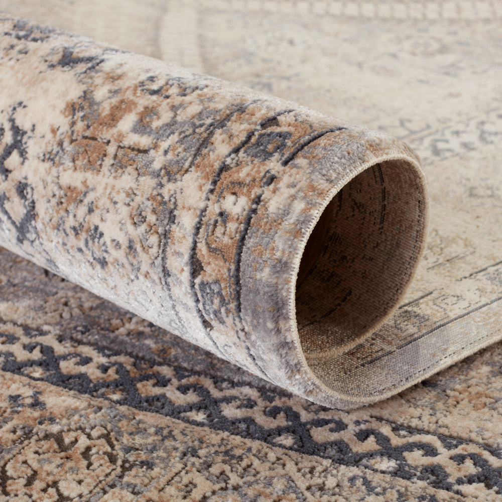 Jaipur Living Athenian Lakota ATH05 Gray/Tan Area Rug by Vibe Lifestyle Image Feature