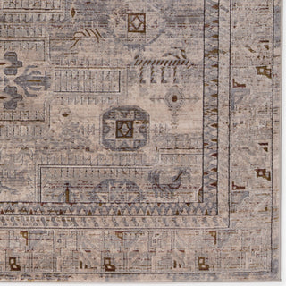 Jaipur Living Athenian Jorden ATH06 Gray/Gold Area Rug by Vibe Detail Image