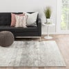 Jaipur Living Aston Colby ATO05 Gray/Light Teal Area Rug Lifestyle Image Feature