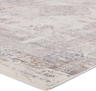 Jaipur Living Audun Riven AUD03 Cream/Multicolor Area Rug by Vibe - Corner