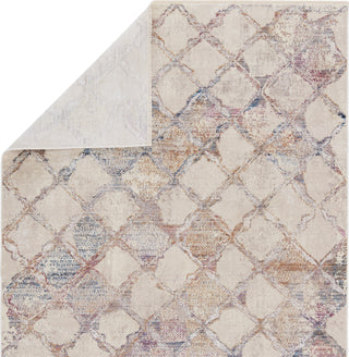 Jaipur Living Audun Tarian AUD04 Cream/Multicolor Area Rug by Vibe - Folded Corner