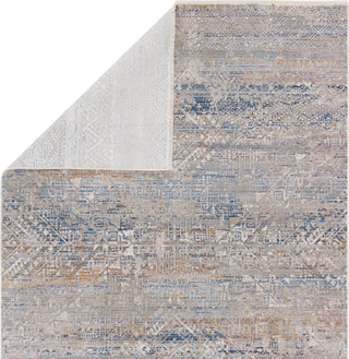 Jaipur Living Audun Louden AUD05 Gray/Blue Area Rug by Vibe - Folded Corner