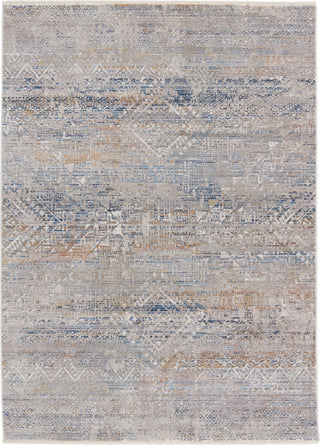 Jaipur Living Audun Louden AUD05 Gray/Blue Area Rug by Vibe - Top Down