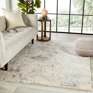 Jaipur Living Audun Evora AUD07 Gray/Cream Area Rug by Vibe Lifestyle Image Feature