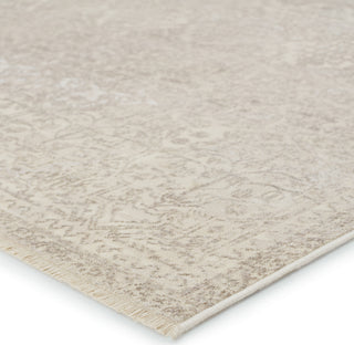 Jaipur Living Audun Prado AUD08 Light Taupe/Cream Area Rug by Vibe - Corner